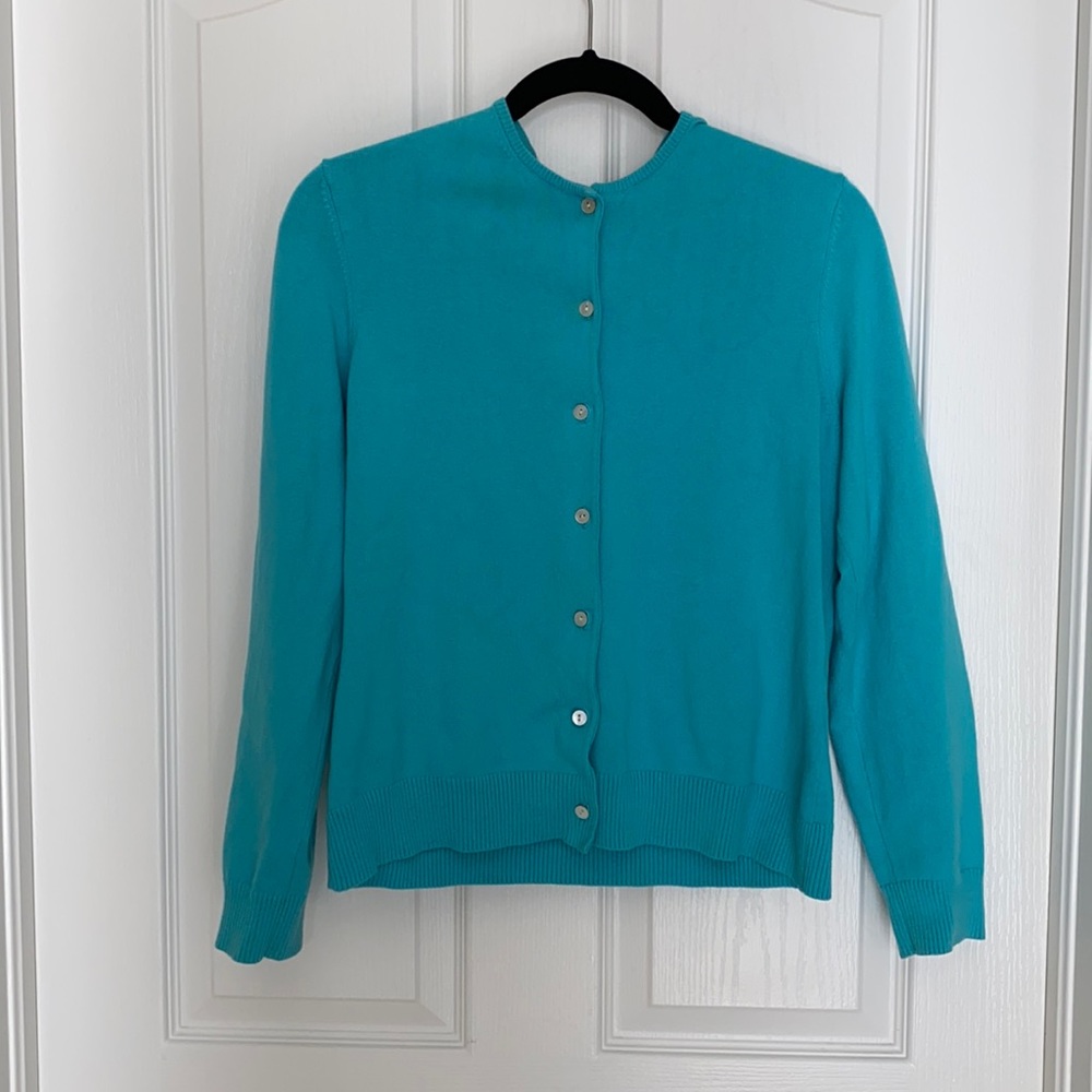 Aqua cardigan